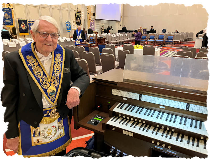 Organ at the Crown Casino Perth for the Freemasons Ceremony