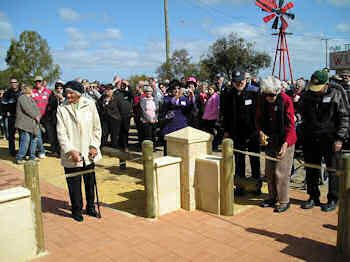 Cutting of the ribbon