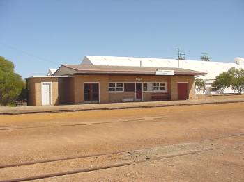 The railway station